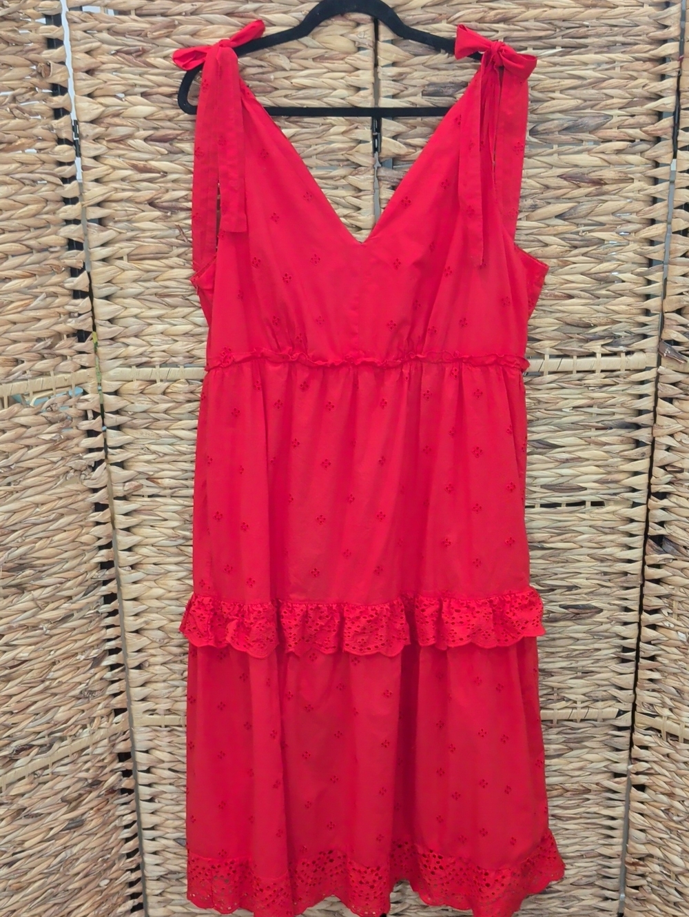 Dex Red Sleeveless Maxi Sundress Size 1x